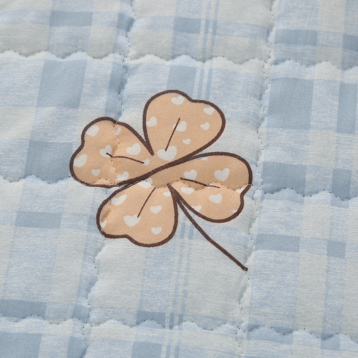 91家纺网 家纺一手货源 找家纺 被多多被业 2026新款亲肤棉绗绣夏被空调被夏凉被 清风花影