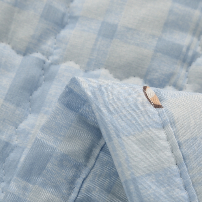 91家纺网 家纺一手货源 找家纺 被多多被业 2026新款亲肤棉绗绣夏被空调被夏凉被 清风花影