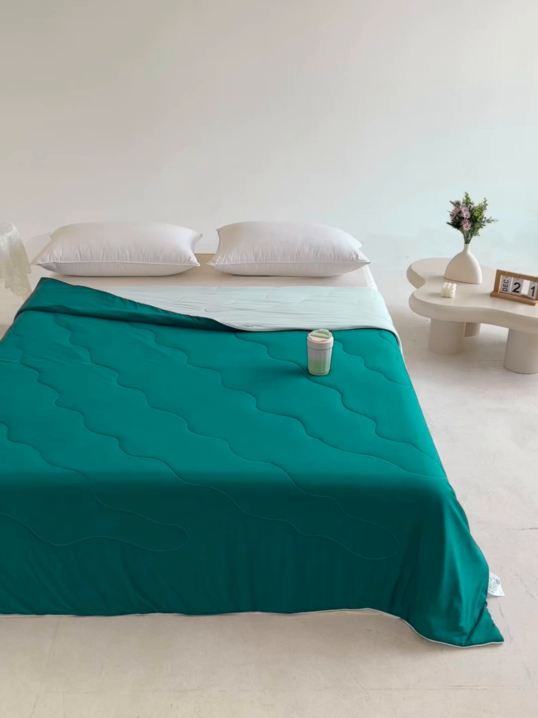 91家纺网 家纺一手货源 找家纺 （总）憨豆家纺 2026春夏新款凉感丝A类锦氨（170克）55大豆抗菌夏被夏凉被空调被（配礼盒）