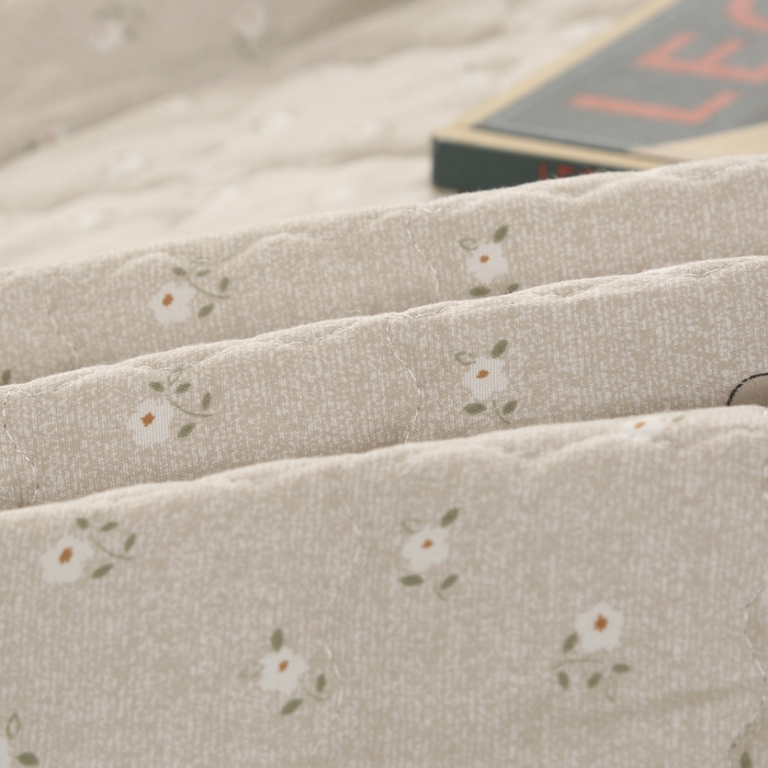 91家纺网 家纺一手货源 找家纺 被多多被业 2026新款亲肤棉绗绣夏被空调被夏凉被 小熊日记