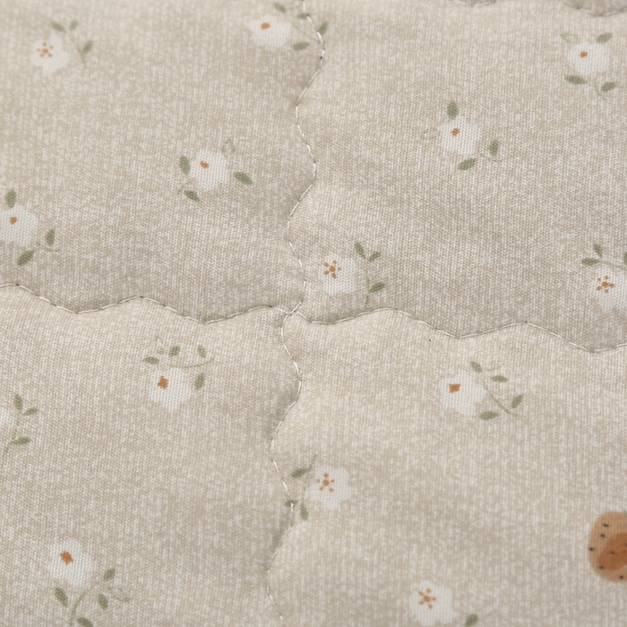 91家纺网 家纺一手货源 找家纺 被多多被业 2026新款亲肤棉绗绣夏被空调被夏凉被 小熊日记