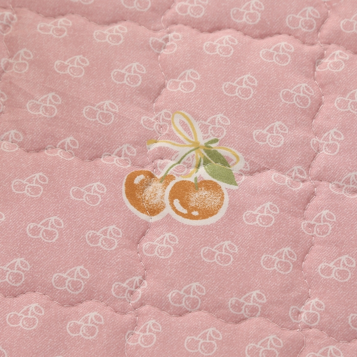 91家纺网 家纺一手货源 找家纺 被多多被业 2026新款亲肤棉绗绣夏被空调被夏凉被 樱桃