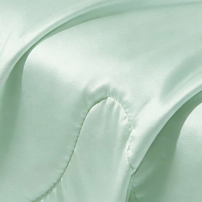 91家纺网 家纺一手货源 找家纺 憨豆家纺 2026新款水洗冰丝夏被四件套星球水洗真丝夏凉被（含抗菌棉）跨境外贸床笠款空调被 冰甜绿