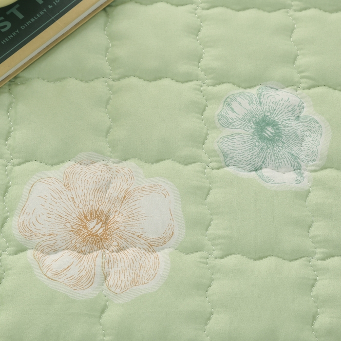 91家纺网 家纺一手货源 找家纺 被多多被业 2026新款亲肤棉绗绣夏被空调被夏凉被 悠然