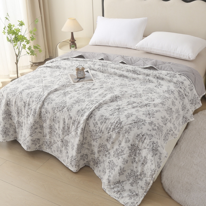 91家纺网 家纺一手货源 找家纺 （总）被多多被业 2026新款皱皱纱夏被夏凉被空调被