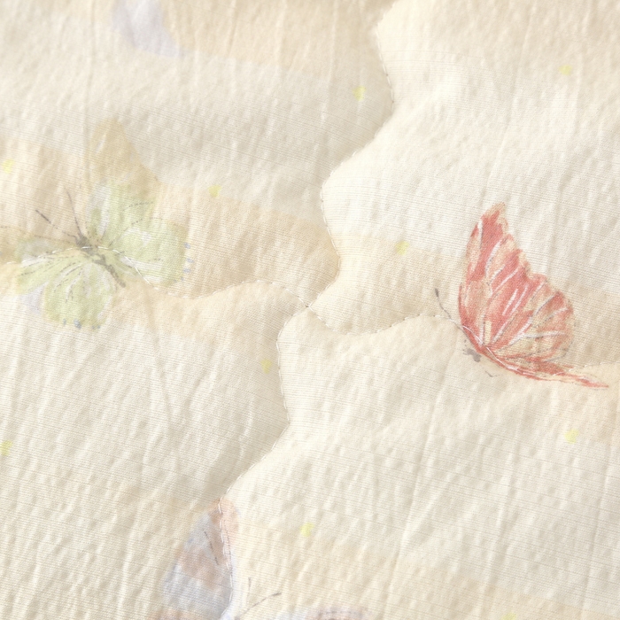 91家纺网 家纺一手货源 找家纺 被多多被业 2026新款皱皱纱夏被夏凉被空调被 彩蝶