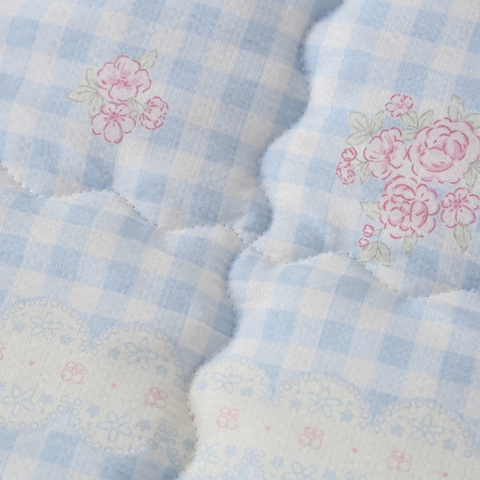 91家纺网 家纺一手货源 找家纺 被多多被业 2026新款皱皱纱夏被夏凉被空调被 芬芳花香