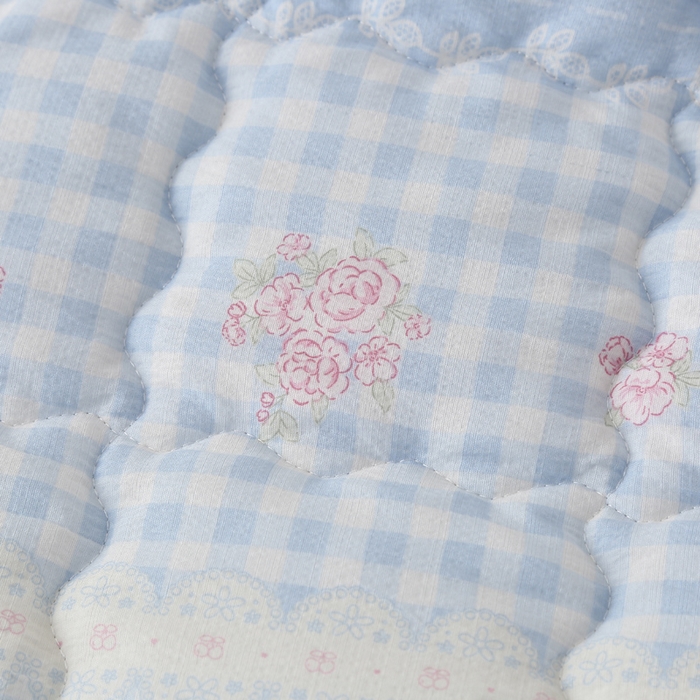 91家纺网 家纺一手货源 找家纺 被多多被业 2026新款皱皱纱夏被夏凉被空调被 芬芳花香