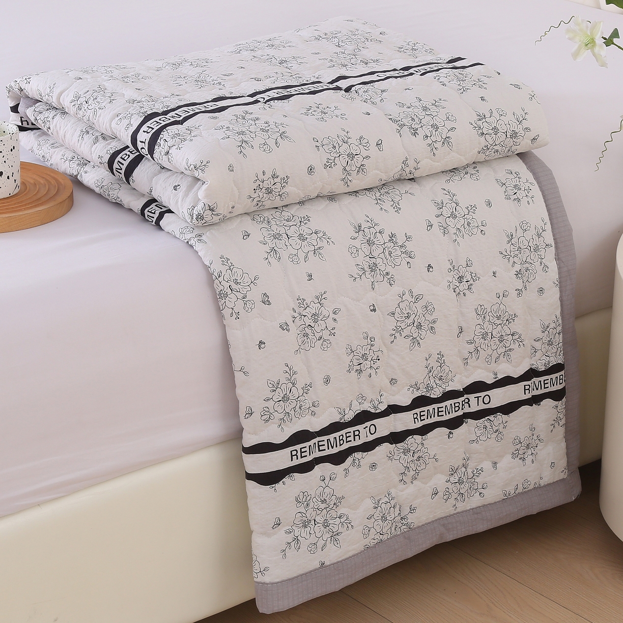 被多多被业 2026新款皱皱纱夏被夏凉被空调被 江山入画