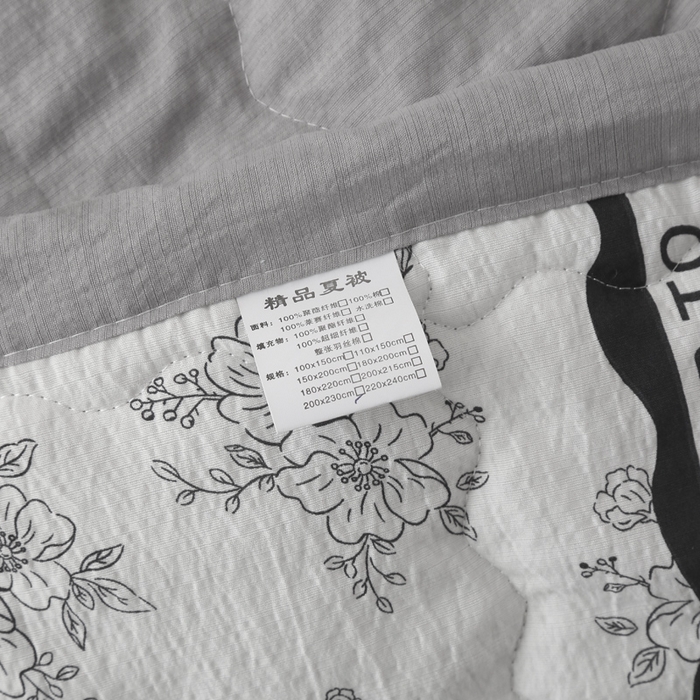 91家纺网 家纺一手货源 找家纺 被多多被业 2026新款皱皱纱夏被夏凉被空调被 江山入画