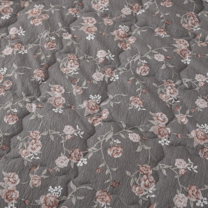 91家纺网 家纺一手货源 找家纺 被多多被业 2026新款皱皱纱夏被夏凉被空调被 流连幽香