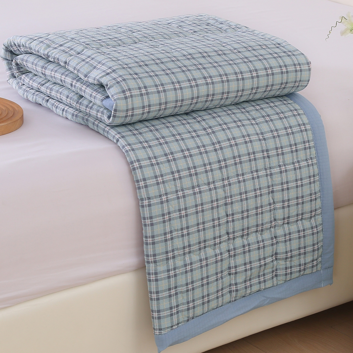 被多多被业 2026新款皱皱纱夏被夏凉被空调被 洛特