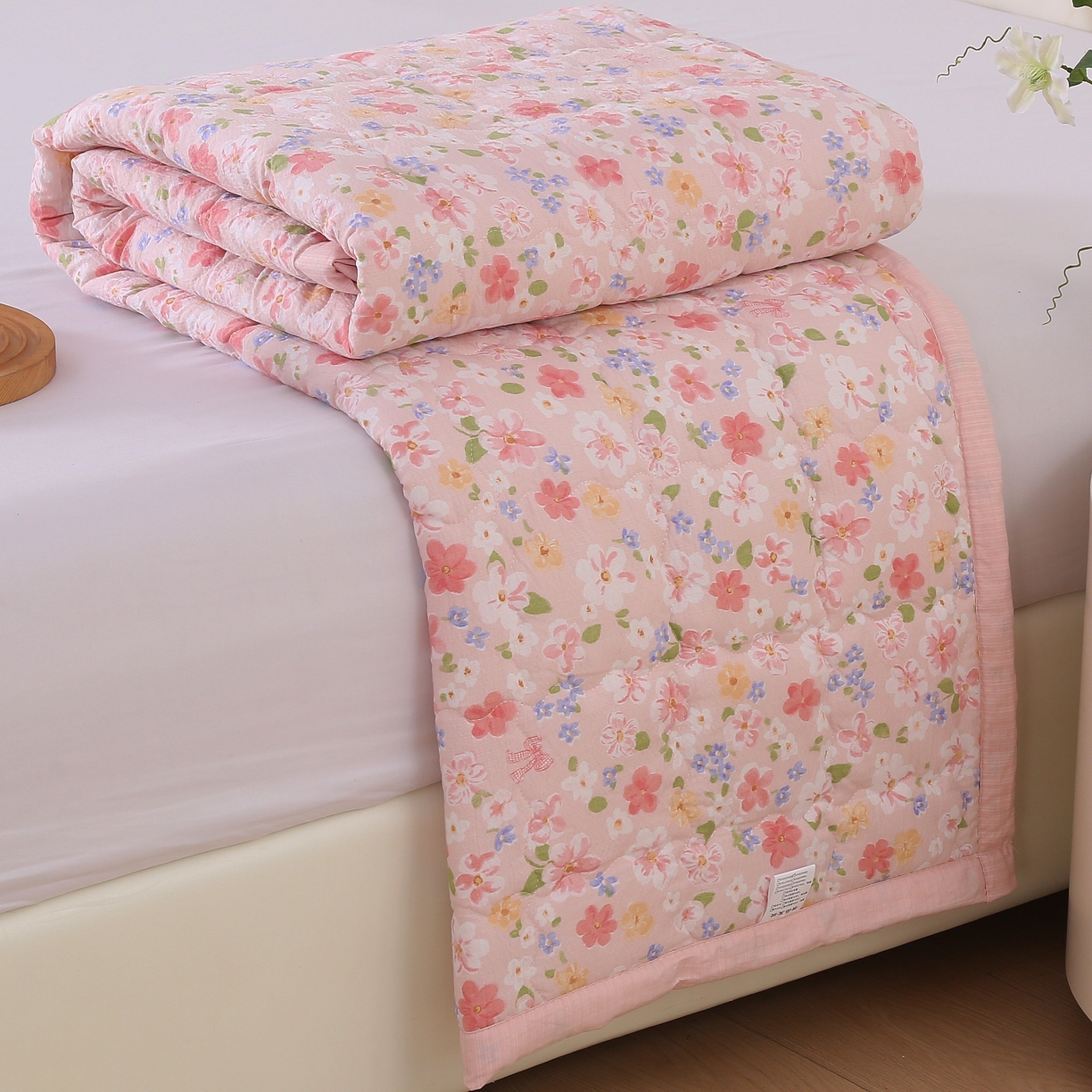 被多多被业 2026新款皱皱纱夏被夏凉被空调被 少女日记