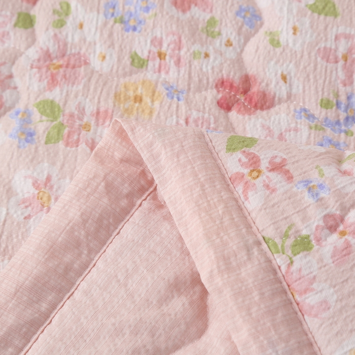 91家纺网 家纺一手货源 找家纺 被多多被业 2026新款皱皱纱夏被夏凉被空调被 少女日记