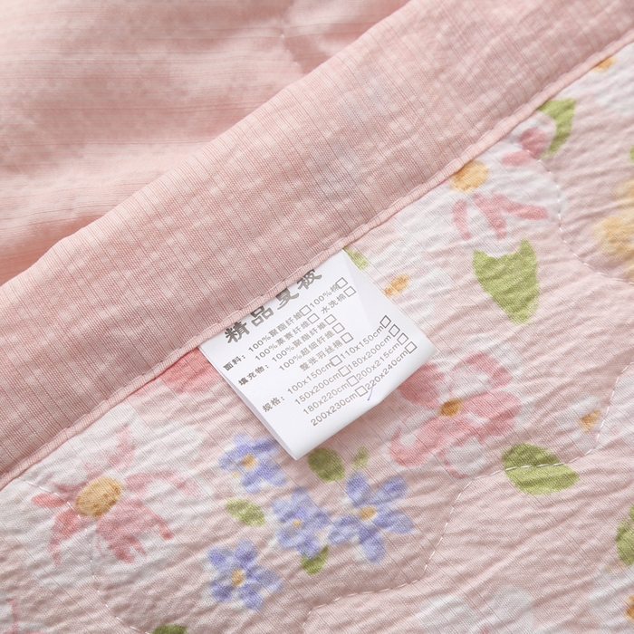 91家纺网 家纺一手货源 找家纺 被多多被业 2026新款皱皱纱夏被夏凉被空调被 少女日记