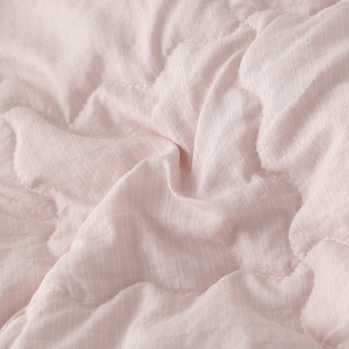 91家纺网 家纺一手货源 找家纺 被多多被业 2026新款皱皱纱夏被夏凉被空调被 欣然花开