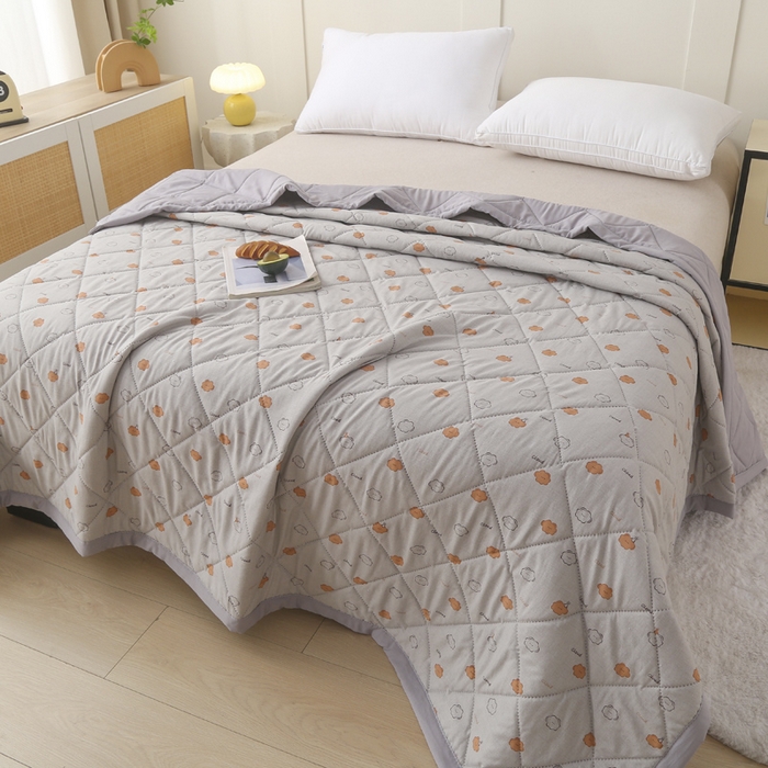 91家纺网 家纺一手货源 找家纺 （总）被多多 2023新款纯色水洗棉夏被