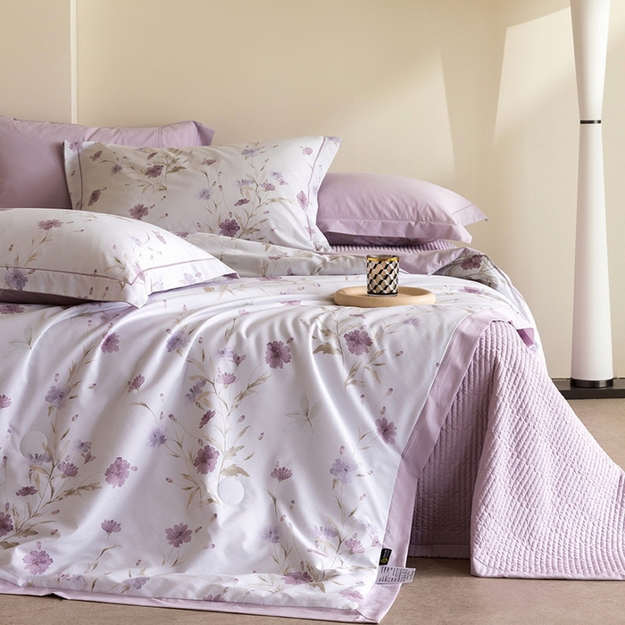 91家纺网 家纺一手货源 找家纺 （总）立奥被业 2026新品冰丝棉夏被四件套竹节纱夏被四件套