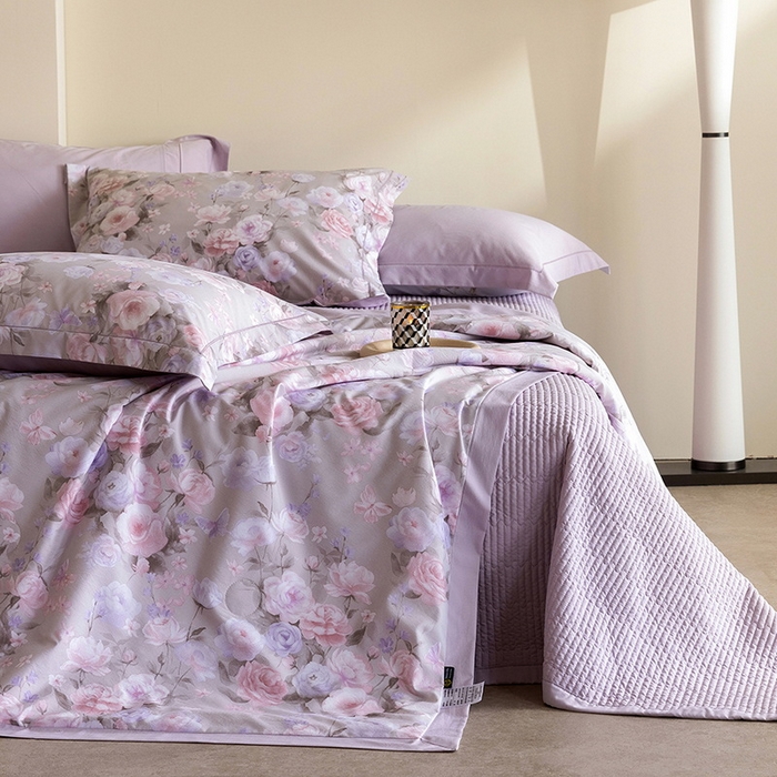 91家纺网 家纺一手货源 找家纺 （总）立奥被业 2026新品冰丝棉夏被四件套竹节纱夏被四件套