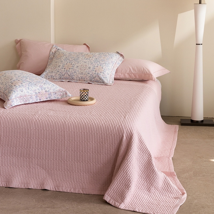 91家纺网 家纺一手货源 找家纺 （总）立奥被业 2026新品冰丝棉夏被四件套竹节纱夏被四件套