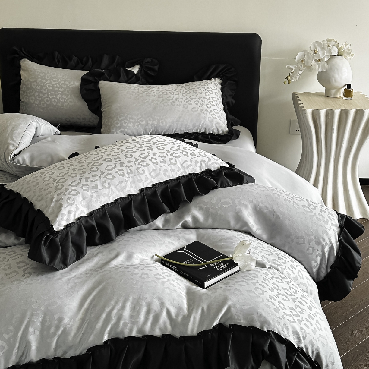 91家纺网 家纺一手货源 找家纺 （总）ab家纺 2026新款真丝提花四件套