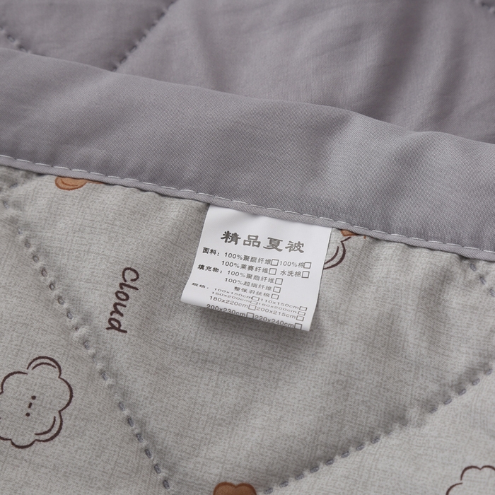91家纺网 家纺一手货源 找家纺 被多多被业 2026新款棉小柔夏被空调被夏凉被 彩云朵朵