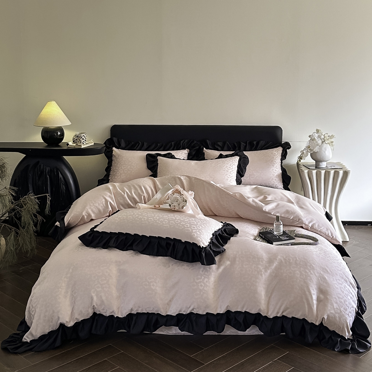 91家纺网 家纺一手货源 找家纺 （总）ab家纺 2026新款真丝提花四件套