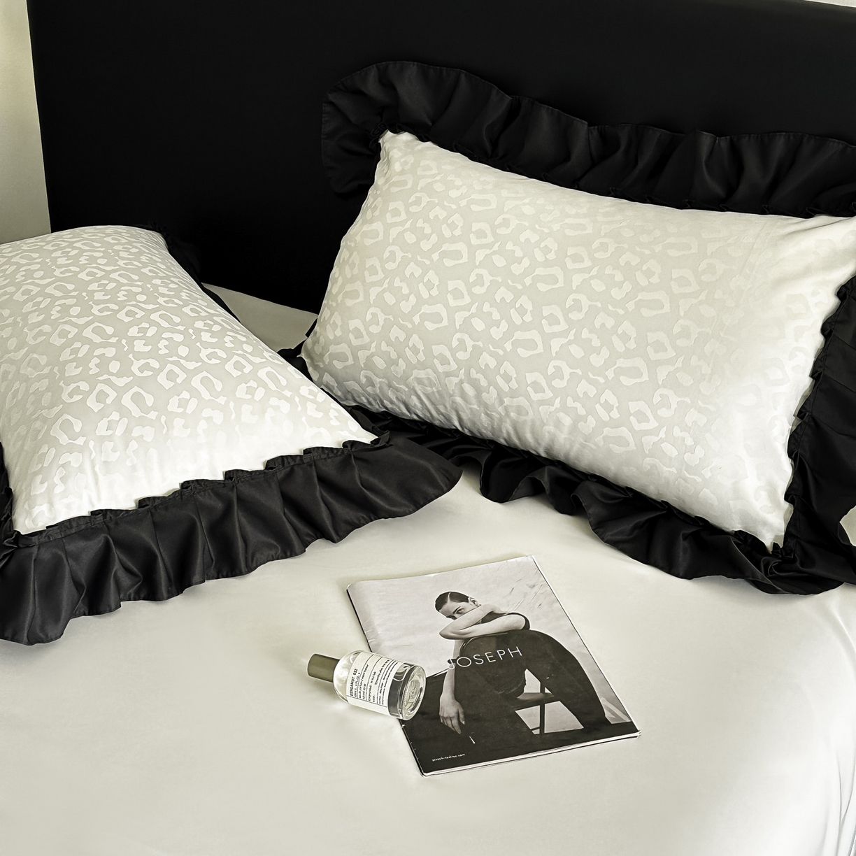 91家纺网 家纺一手货源 找家纺 ab家纺 2026新款真丝提花四件套 奶油白