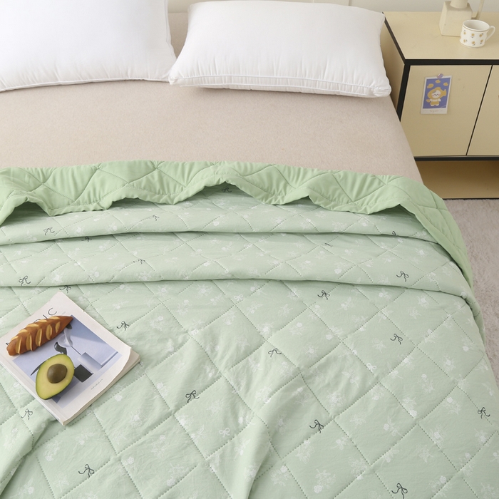 91家纺网 家纺一手货源 找家纺 被多多被业 2026新款棉小柔夏被空调被夏凉被 春泥