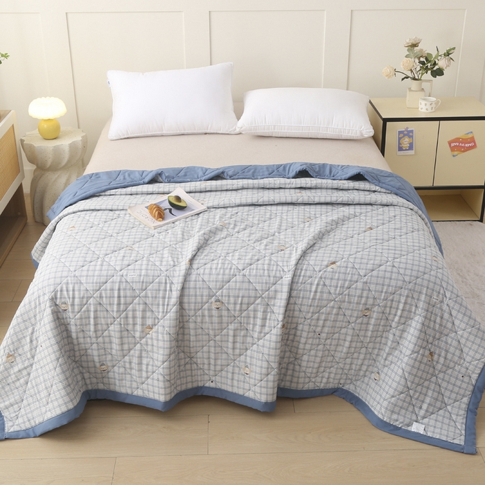 91家纺网 家纺一手货源 找家纺 被多多被业 2026新款棉小柔夏被空调被夏凉被 杰西卡