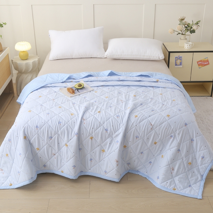 91家纺网 家纺一手货源 找家纺 被多多被业 2026新款棉小柔夏被空调被夏凉被 口口蘑