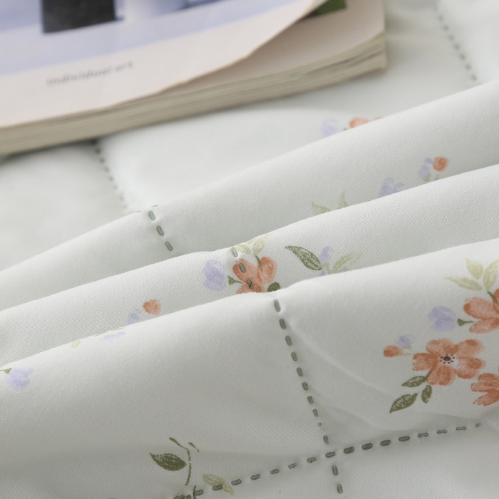 91家纺网 家纺一手货源 找家纺 被多多被业 2026新款棉小柔夏被空调被夏凉被 千寻花语