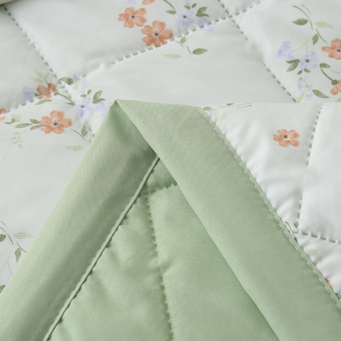 91家纺网 家纺一手货源 找家纺 被多多被业 2026新款棉小柔夏被空调被夏凉被 千寻花语