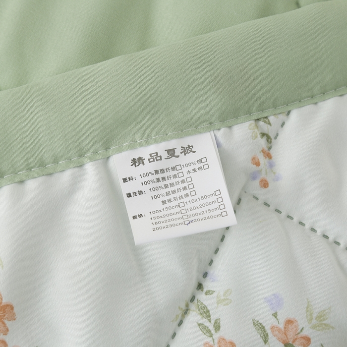 91家纺网 家纺一手货源 找家纺 被多多被业 2026新款棉小柔夏被空调被夏凉被 千寻花语