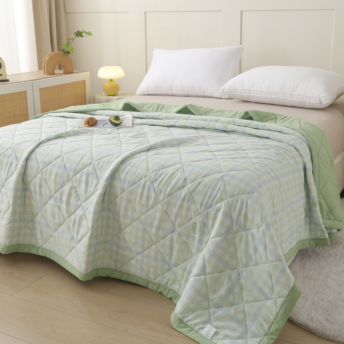 91家纺网 家纺一手货源 找家纺 被多多被业 2026新款棉小柔夏被空调被夏凉被 时光