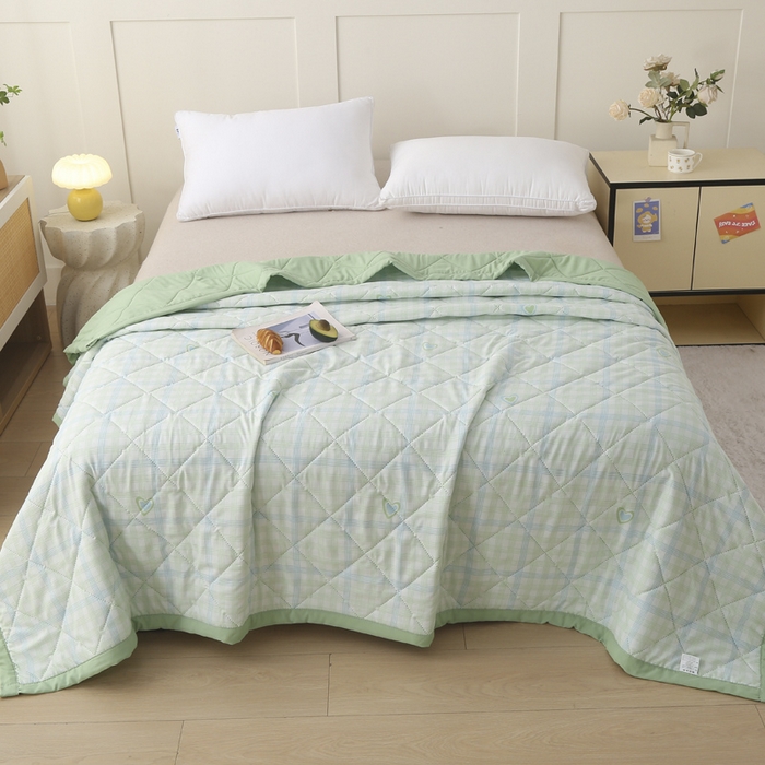 91家纺网 家纺一手货源 找家纺 被多多被业 2026新款棉小柔夏被空调被夏凉被 时光