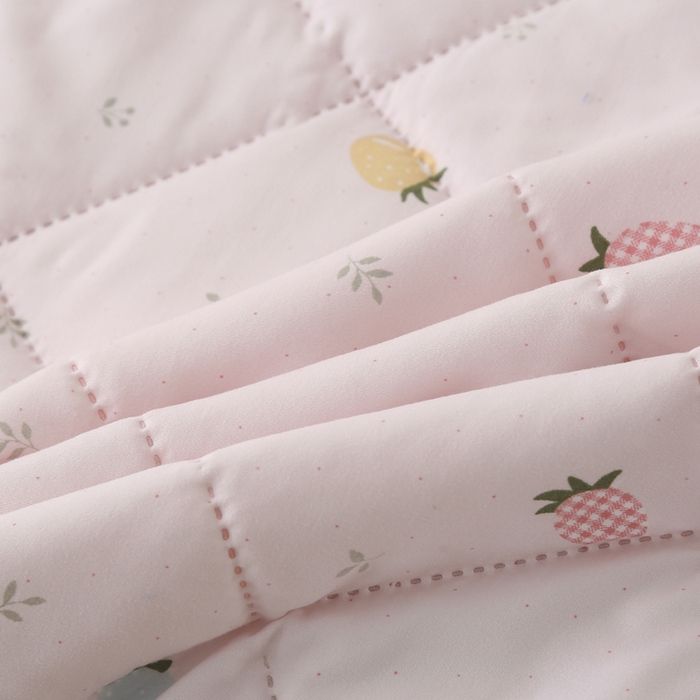 91家纺网 家纺一手货源 找家纺 被多多被业 2026新款棉小柔夏被空调被夏凉被 水果乐园