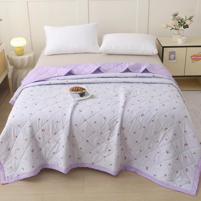 91家纺网 家纺一手货源 找家纺 被多多被业 2026新款棉小柔夏被空调被夏凉被 甜蜜蜜