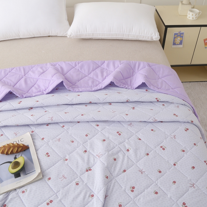 91家纺网 家纺一手货源 找家纺 被多多被业 2026新款棉小柔夏被空调被夏凉被 甜蜜蜜