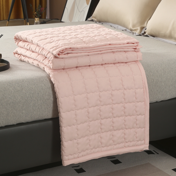 91家纺网 家纺一手货源 找家纺 （总）被多多被业 2026新款纯色绗绣夏被夏凉被空调被