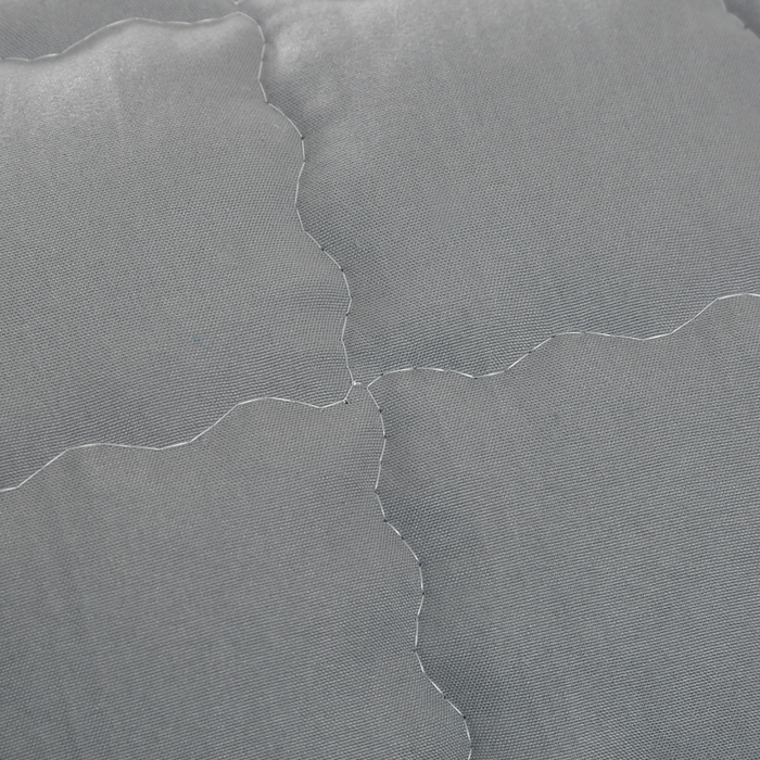 91家纺网 家纺一手货源 找家纺 被多多被业 2026新款纯色绗绣夏被夏凉被空调被 灰小格