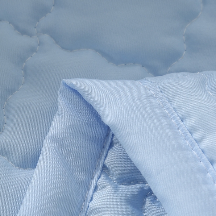 91家纺网 家纺一手货源 找家纺 被多多被业 2026新款纯色绗绣夏被夏凉被空调被 蓝小格