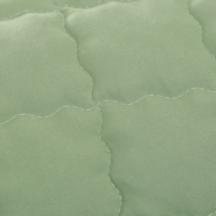 91家纺网 家纺一手货源 找家纺 被多多被业 2026新款纯色绗绣夏被夏凉被空调被 绿小格