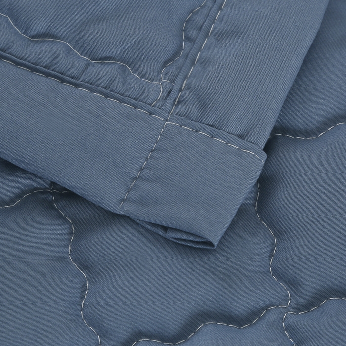 91家纺网 家纺一手货源 找家纺 被多多被业 2026新款纯色绗绣夏被夏凉被空调被 深蓝小格