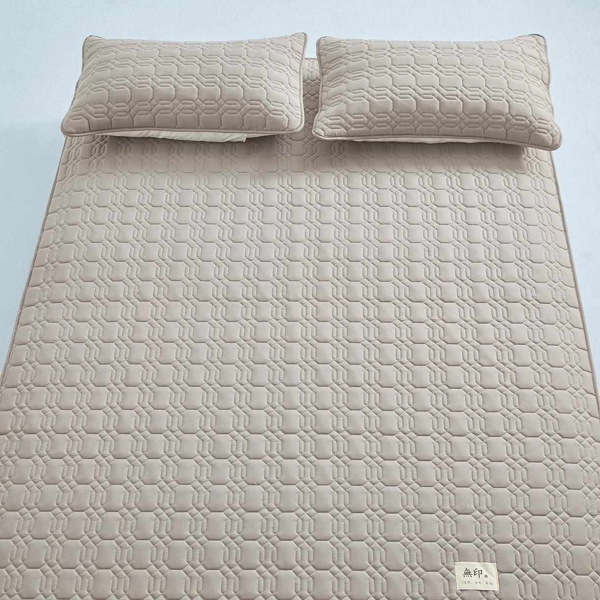 91家纺网 家纺一手货源 找家纺 女子家纺 2026新款大豆纤维深睡床笠 月石灰