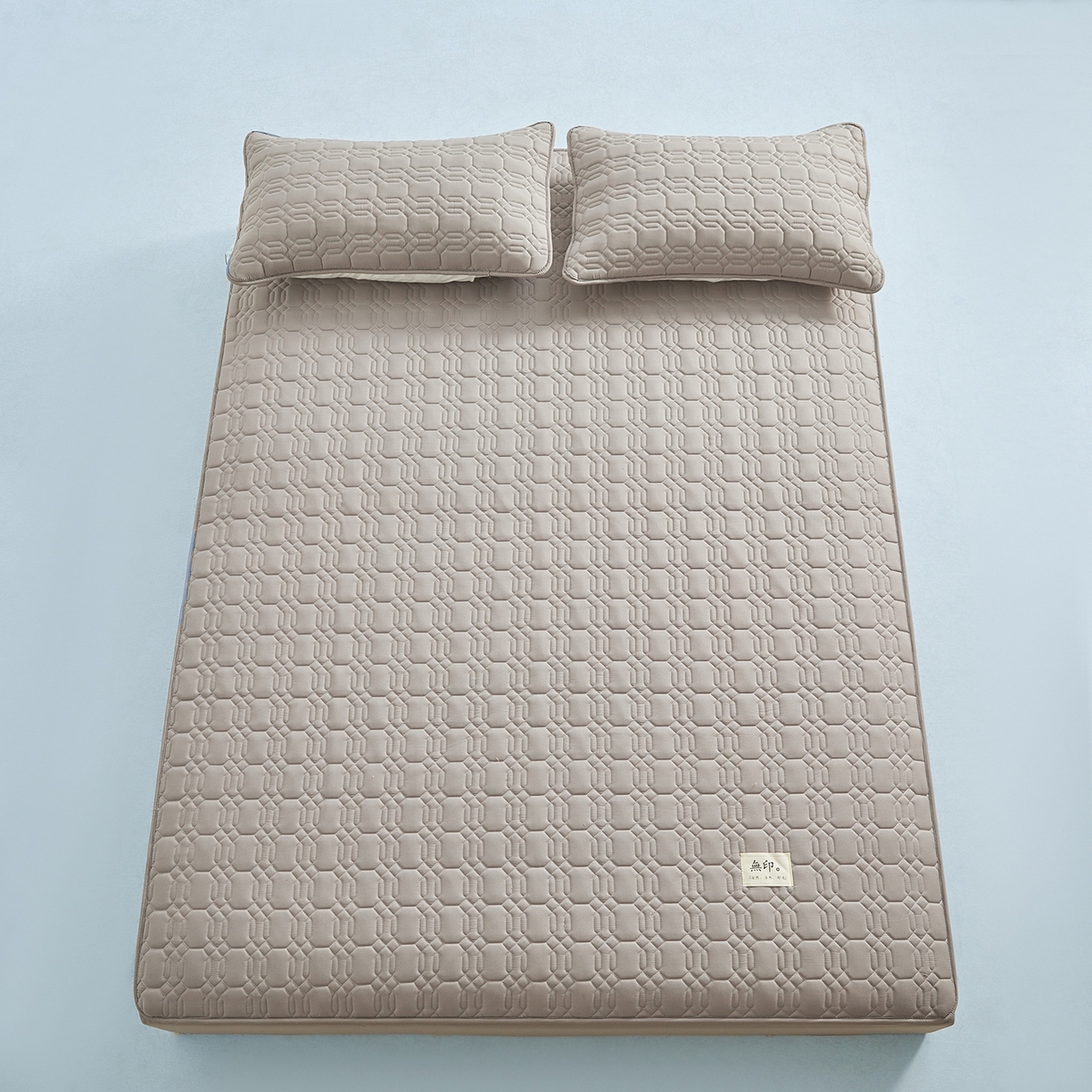 91家纺网 家纺一手货源 找家纺 女子家纺 2026新款大豆纤维深睡床笠 月石灰