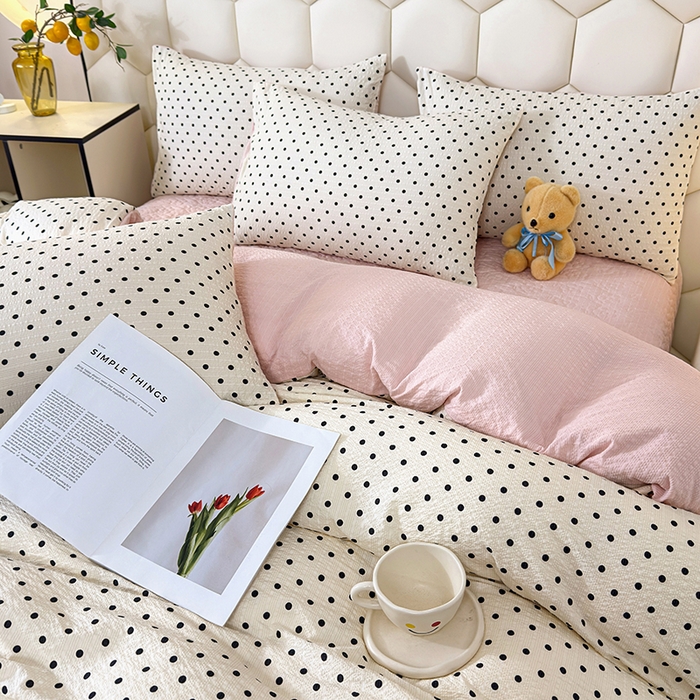 91家纺网 家纺一手货源 找家纺 （总）凤杰家纺 2026新款云感双层纱床盖四件套