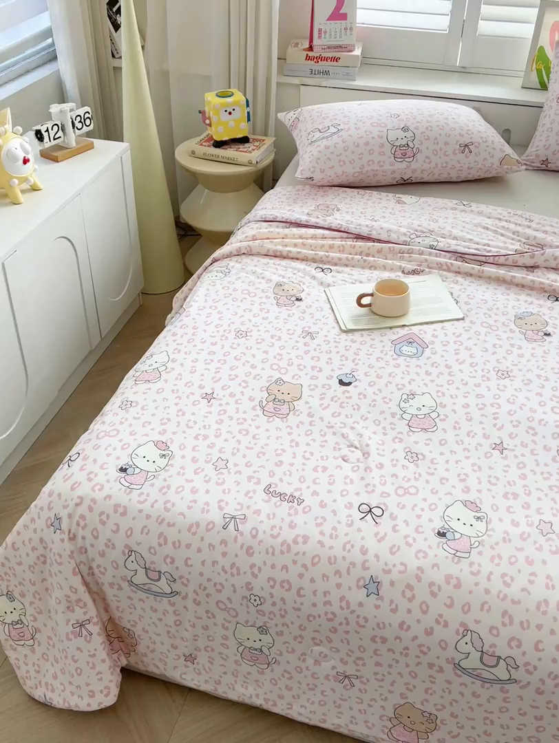 91家纺网 家纺一手货源 找家纺 （总）优被业 2026新款A类牛奶丝针织棉软糯凉感大豆夏被空调被夏凉被(20%大豆国标包检测）