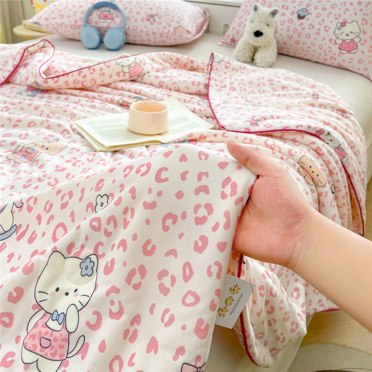 91家纺网 家纺一手货源 找家纺 （总）优被业 2026新款A类牛奶丝针织棉软糯凉感大豆夏被空调被夏凉被(20%大豆国标包检测）