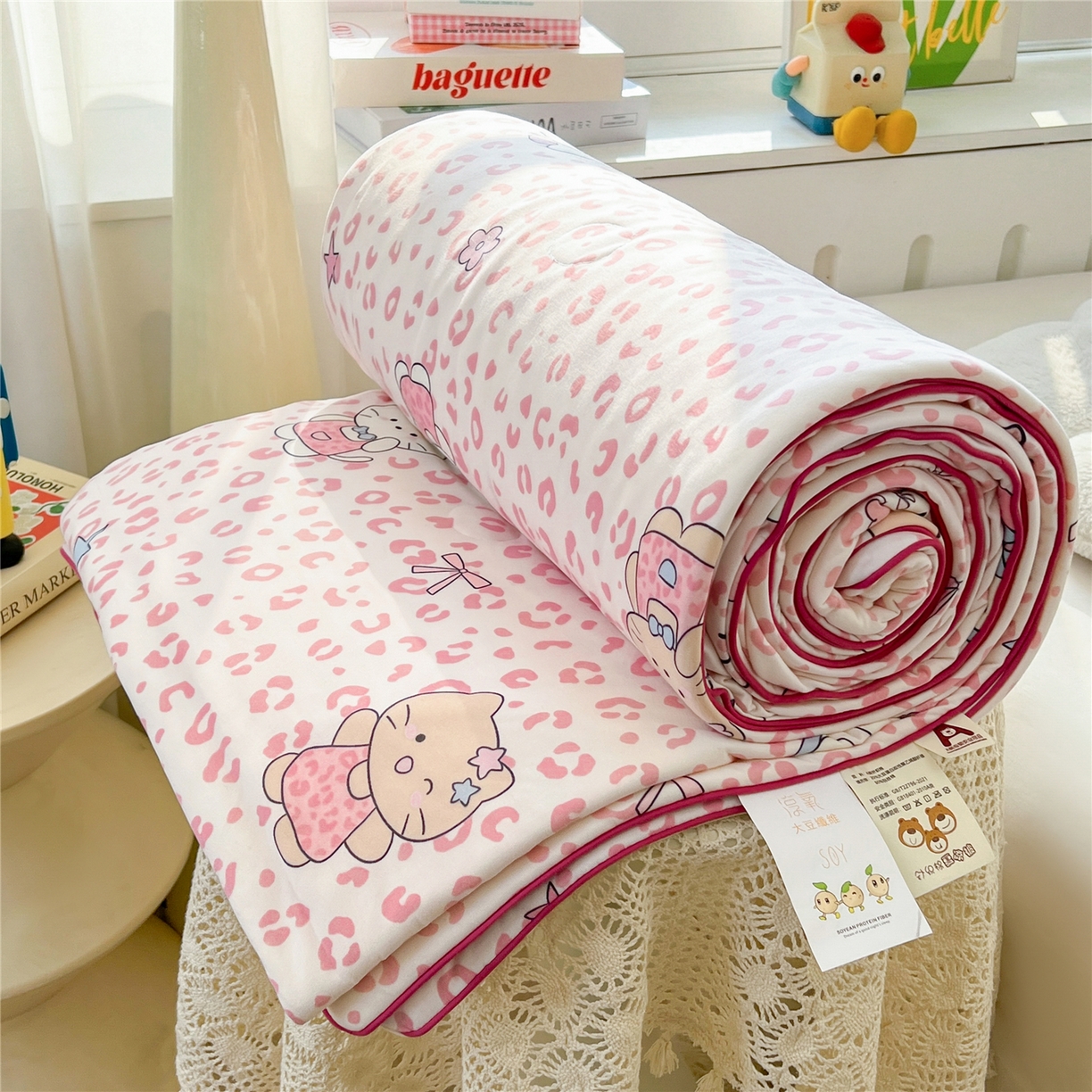 91家纺网 家纺一手货源 找家纺 （总）优被业 2026新款A类牛奶丝针织棉软糯凉感大豆夏被空调被夏凉被(20%大豆国标包检测）